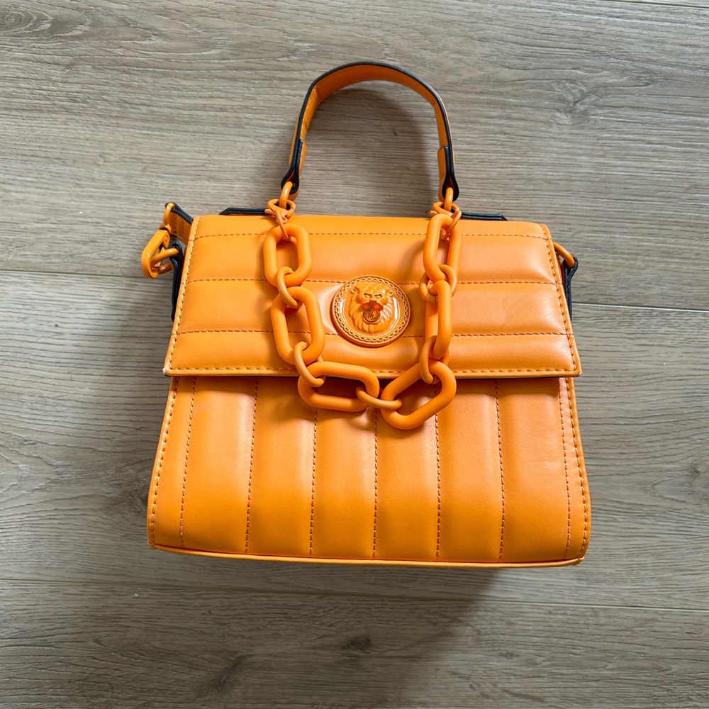 Orange Versace Inspired Purse